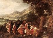 Joos de Momper Helicon or Minervas Visit to the Muses oil painting